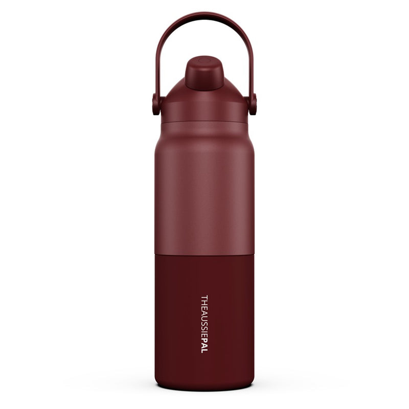 Load image into Gallery viewer, AUSSIE PAL INSULATED WATER BOTTLE 1L [CLR:PLUM]
