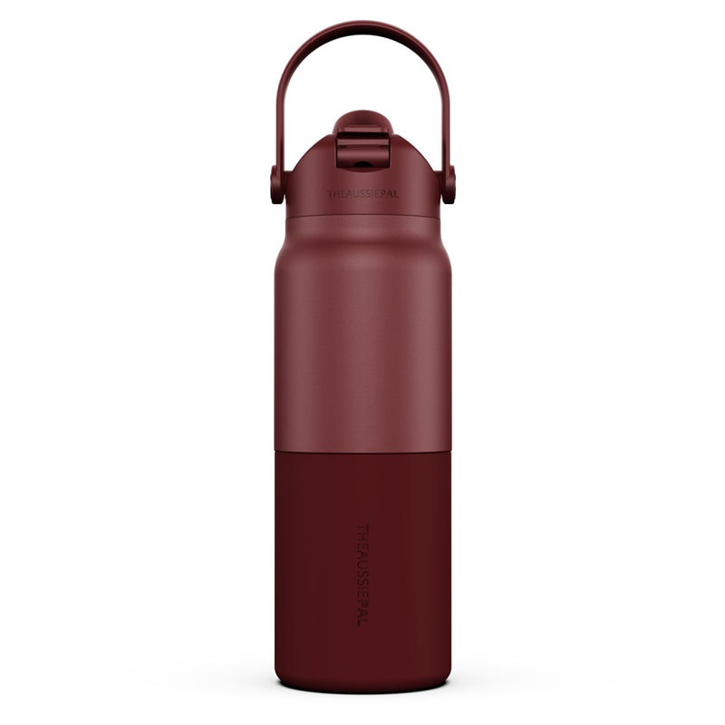 Load image into Gallery viewer, AUSSIE PAL INSULATED WATER BOTTLE 1L [CLR:PLUM]
