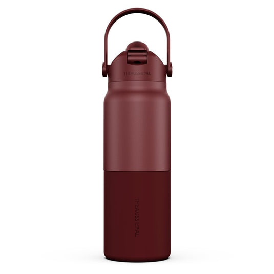 AUSSIE PAL INSULATED WATER BOTTLE 1L [CLR:PLUM]