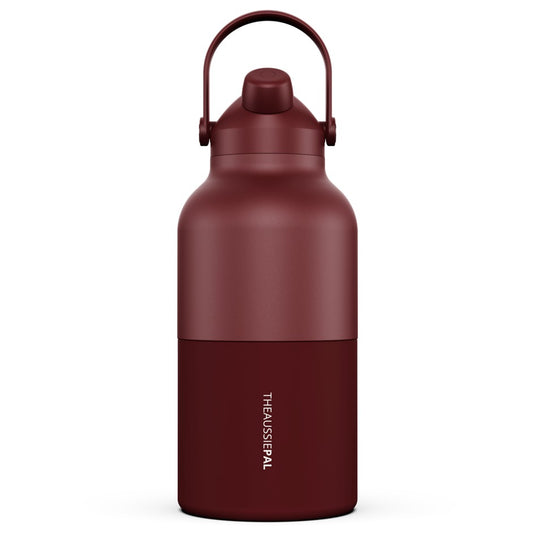 AUSSIE PAL INSULATED WATER BOTTLE 2L [CLR:PLUM]
