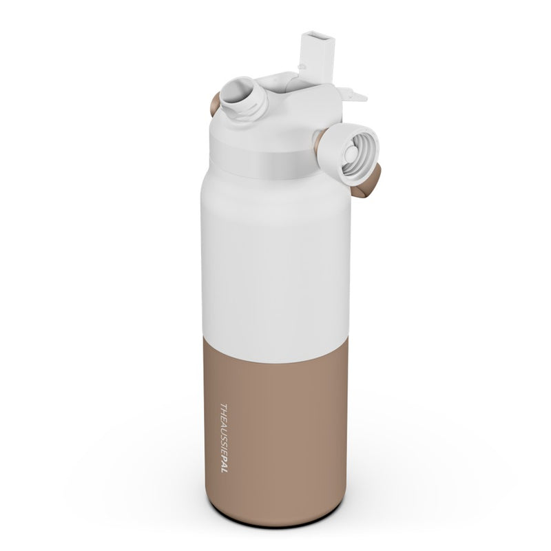Load image into Gallery viewer, AUSSIE PAL INSULATED WATER BOTTLE 1L [CLR:LATTE LAYERS]
