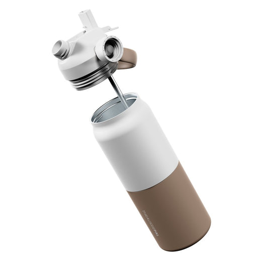 AUSSIE PAL INSULATED WATER BOTTLE 1L [CLR:LATTE LAYERS]