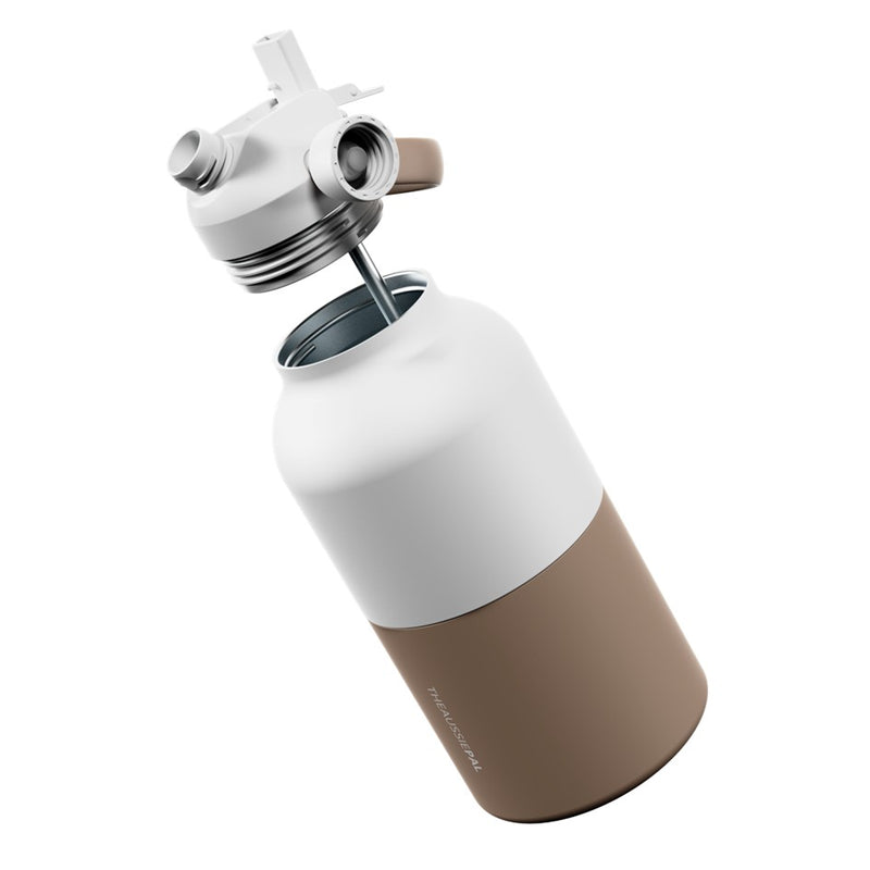Load image into Gallery viewer, AUSSIE PAL INSULATED WATER BOTTLE 2L [CLR:LATTE LAYERS]
