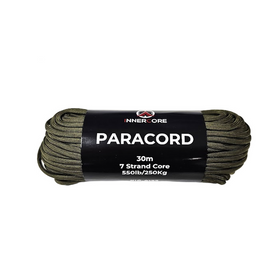 INNERCORE PARACORD 30M OLIVE 