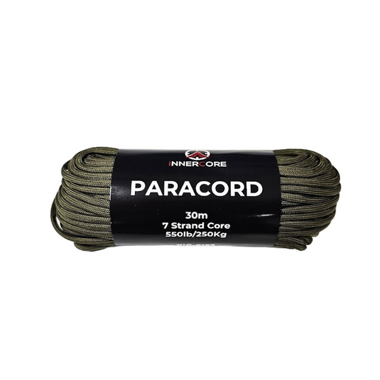 INNERCORE PARACORD 30M OLIVE 