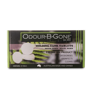 ODOUR-B-GONE 40 PORTABLE TOILETS TABLETS - 40 X 30G