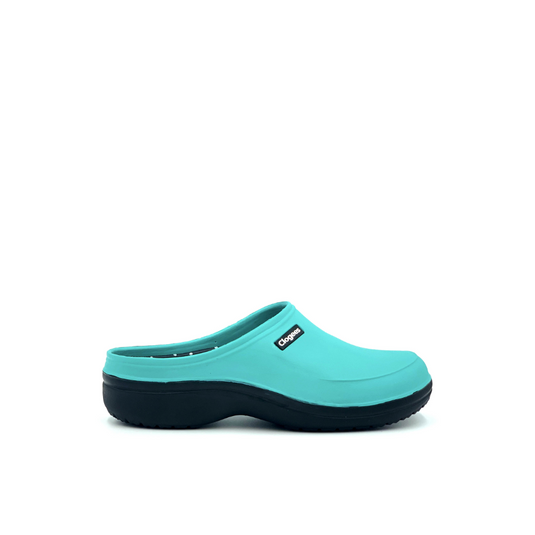 CLOGEES WOMENS ELIZA CLOG AQUA [SZ:10]