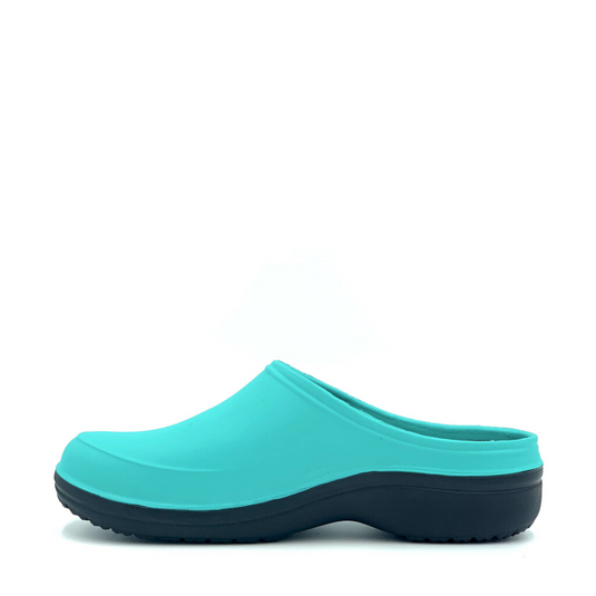 CLOGEES WOMENS ELIZA CLOG AQUA [SZ:10]