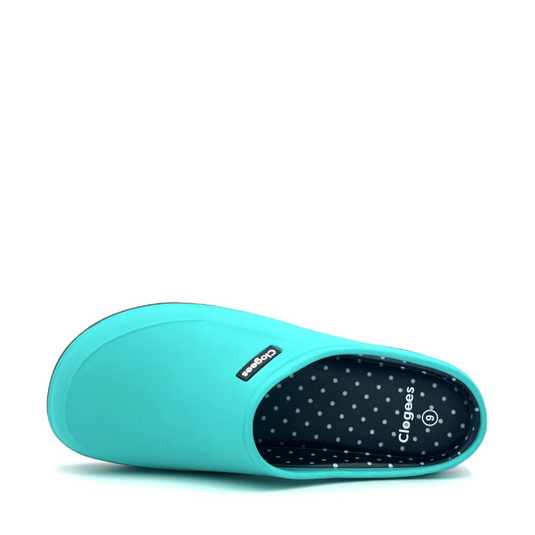 CLOGEES WOMENS ELIZA CLOG AQUA [SZ:10]