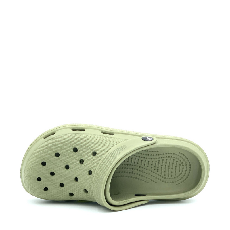 Load image into Gallery viewer, CLOGEES WOMENS SOFTY FASHION CLOG KHAKI [SZ:8]
