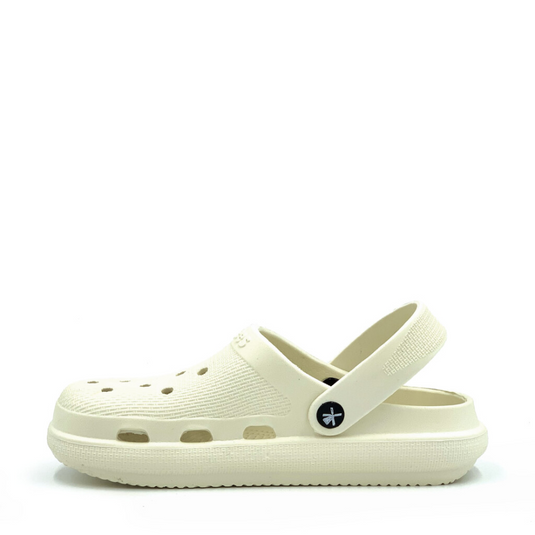 CLOGEES WOMENS SOFTY FASHION CLOG WHITE [SZ:6]