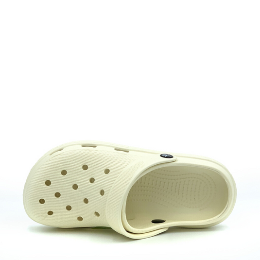 CLOGEES WOMENS SOFTY FASHION CLOG WHITE [SZ:6]