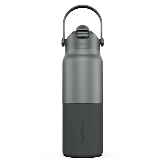 AUSSIE PAL INSULATED WATER BOTTLE 1L [CLR:CHARCOAL]