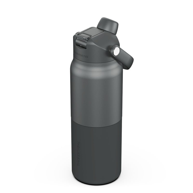 Load image into Gallery viewer, AUSSIE PAL INSULATED WATER BOTTLE 1L [CLR:CHARCOAL]

