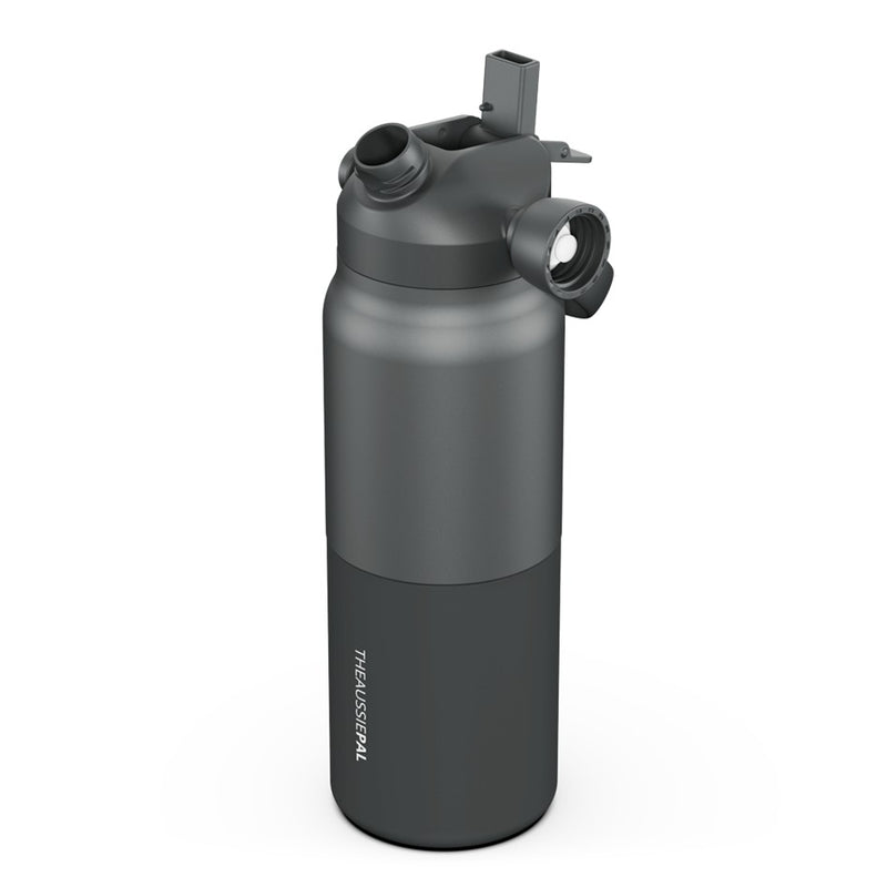 Load image into Gallery viewer, AUSSIE PAL INSULATED WATER BOTTLE 1L [CLR:CHARCOAL]
