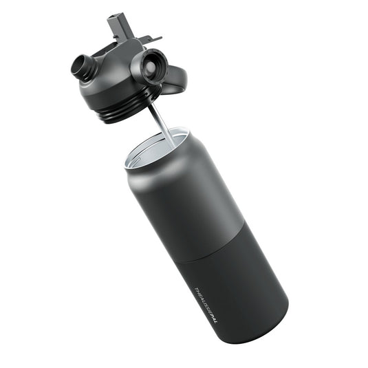 AUSSIE PAL INSULATED WATER BOTTLE 1L [CLR:CHARCOAL]