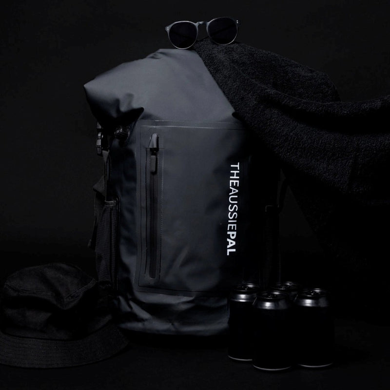 Load image into Gallery viewer, AUSSIE PAL DRAINPRO BACKPACK WITH WATER DRAIN VALVE 35L [CLR:BLACK]

