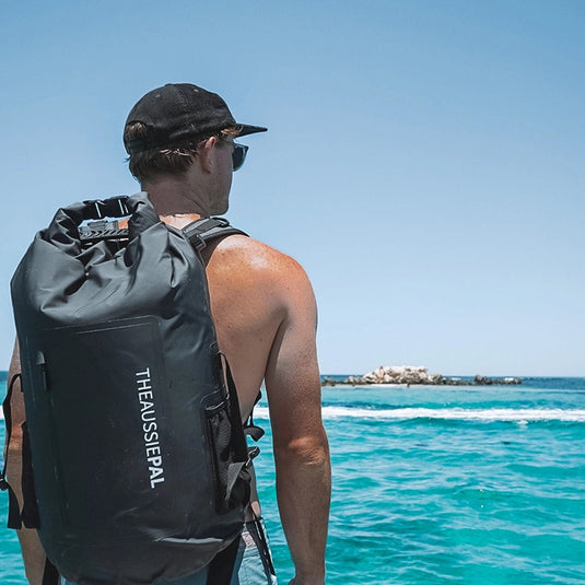 AUSSIE PAL DRAINPRO BACKPACK WITH WATER DRAIN VALVE 35L [CLR:BLACK]