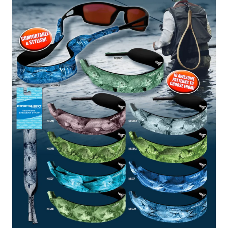 Load image into Gallery viewer, PROFISHENT NEOPRENE EYEWEAR STRAP [CLR:SPANISH MACK]
