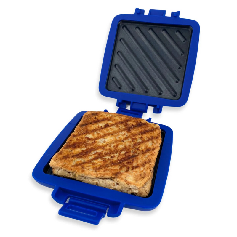 Load image into Gallery viewer, DOGBOX MICROWAVE TOASTED SANDWICH MAKER BLUE
