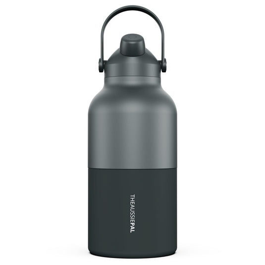 AUSSIE PAL INSULATED WATER BOTTLE 2L [CLR:CHARCOAL]