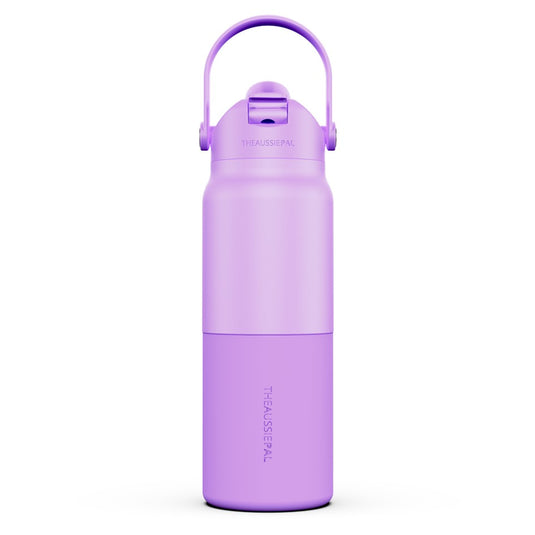 AUSSIE PAL INSULATED WATER BOTTLE 1L [CLR:LAVENDER]