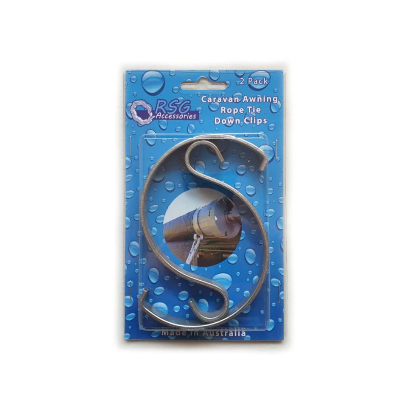 Load image into Gallery viewer, GROUND DOGS AWNING TIE DOWN CLIPS 2 PACK
