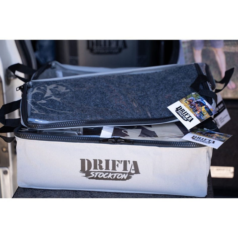 Load image into Gallery viewer, DRIFTA STOCKTON DRAWER BAG CLEAR TOP SMALL GREY
