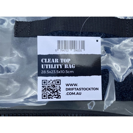 DRIFTA STOCKTON UTILITY BAG CLEAR TOP