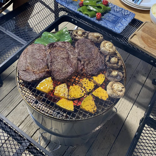 DRIFTA STOCKTON ROUND OUTDOOR STOVE/FIREPIT