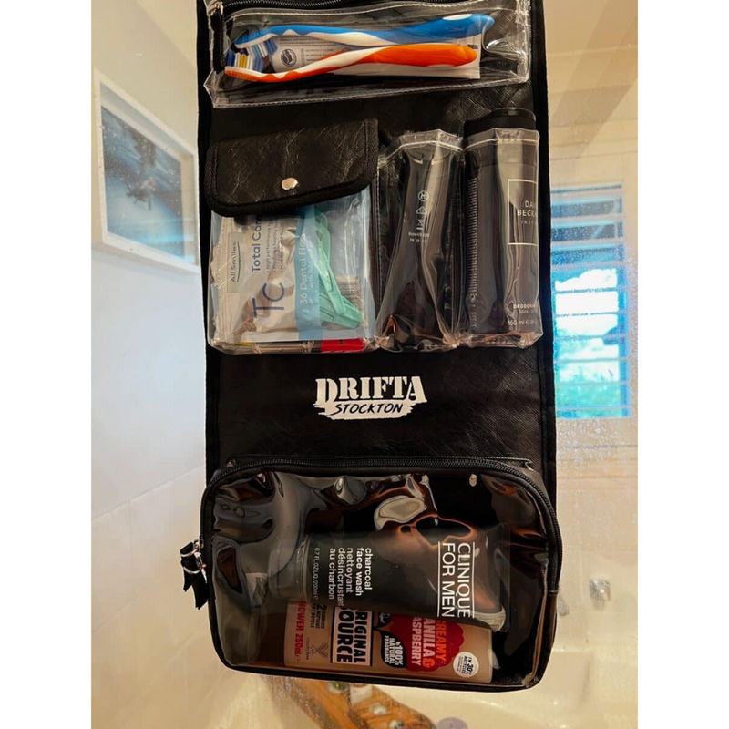 Load image into Gallery viewer, DRIFTA STOCKTON TOILETRY BAG BLACK
