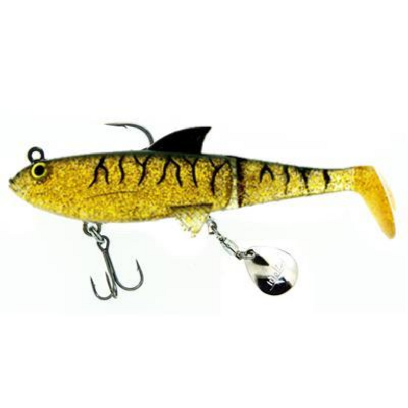Load image into Gallery viewer, MOLIX SHAD [SZ:140MM 60G CLR:BLACK GOLD TIGER]
