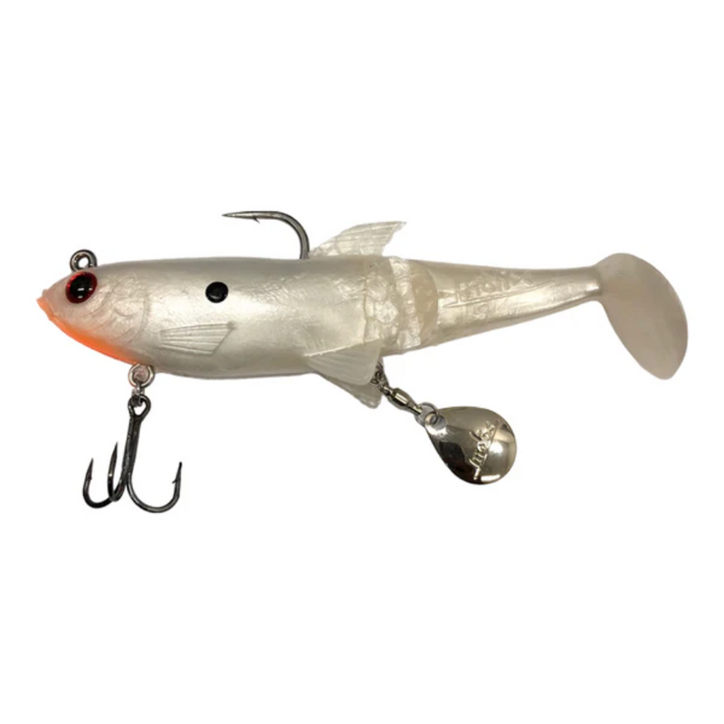 Load image into Gallery viewer, MOLIX SHAD [SZ:185MM 100G CLR:AUSSIE PEARL WHITE]
