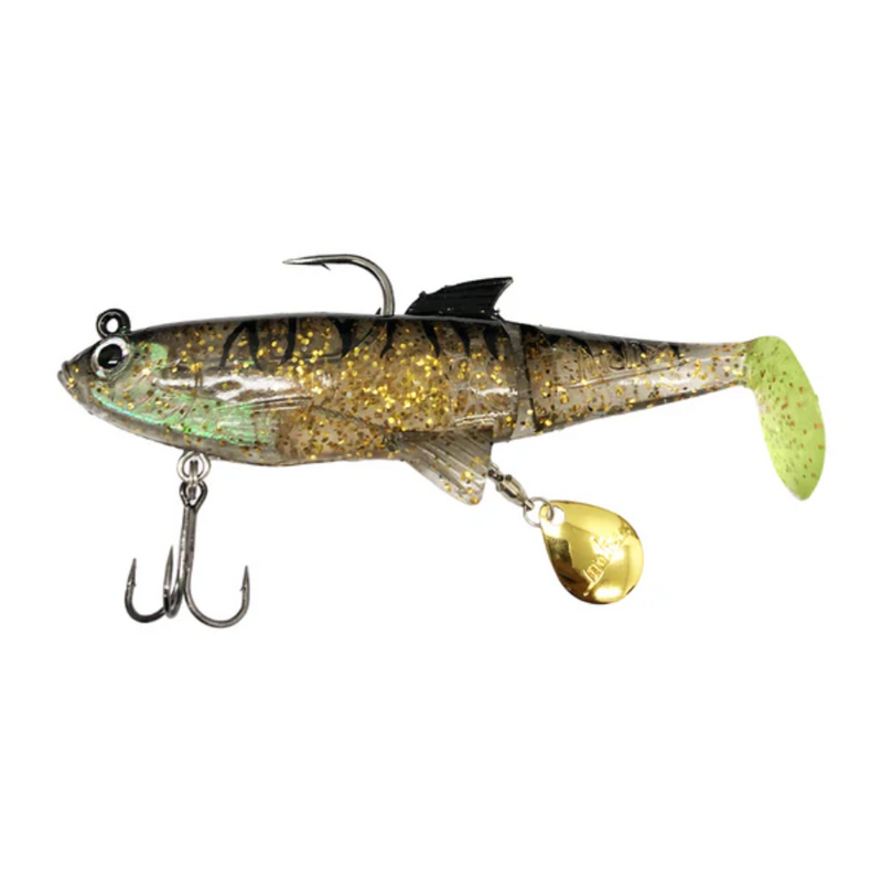 Load image into Gallery viewer, MOLIX SHAD [SZ:185MM 100G CLR:BLACK GOLD CHARTREUSE]
