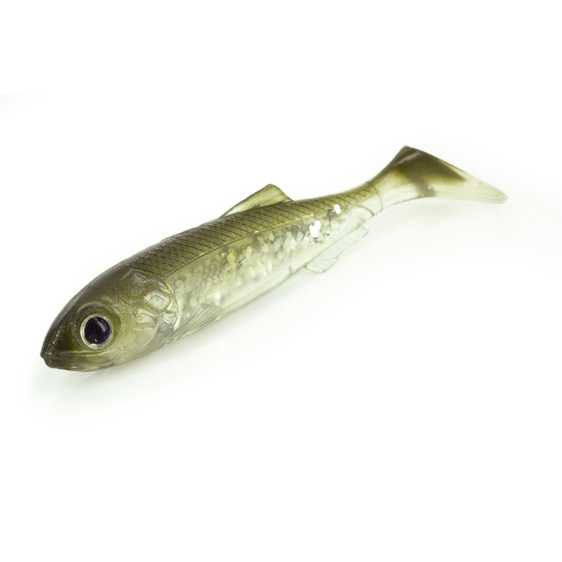 Load image into Gallery viewer, MOLIX REAL THING SHAD [SZ:7 INCH CLR:AYU SILVER FLAKE]
