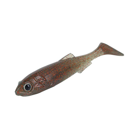 MOLIX REAL THING SHAD [SZ:7 INCH CLR:UV GREEN SHIMMERING]