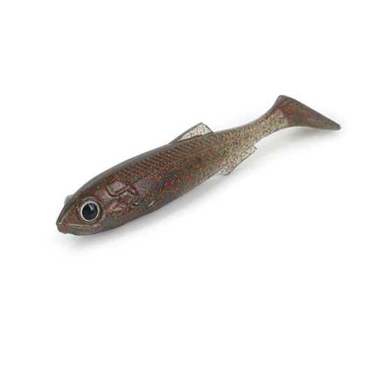 MOLIX REAL THING SHAD [SZ:7 INCH CLR:UV GREEN SHIMMERING]