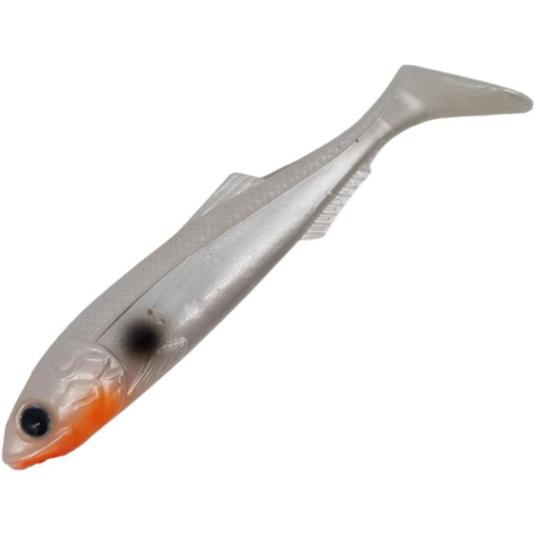 MOLIX REAL THING SHAD [SZ:4.5 INCH CLR:AUSSIE PEARL WHITE]