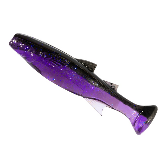 ZMAN MULLETRON UNRIGGED [SZ:3 INCH CLR:PURPLE DEMON]