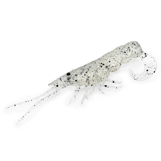 CHASEBAITS CURLY PRAWN [SZ:60MM CLR:02 JELLY PRAWN]