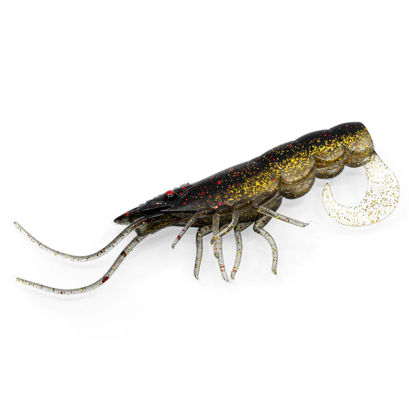 Load image into Gallery viewer, CHASEBAITS CURLY PRAWN [SZ:60MM CLR:03 BLOOD GOLD]
