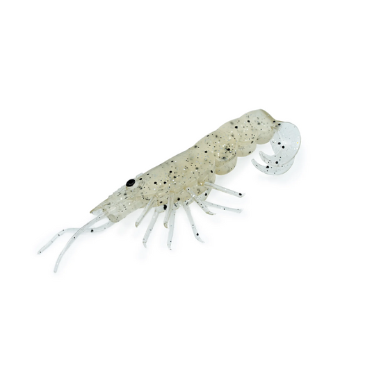 CHASEBAITS CURLY PRAWN [SZ:90MM CLR:02 JELLY PRAWN]