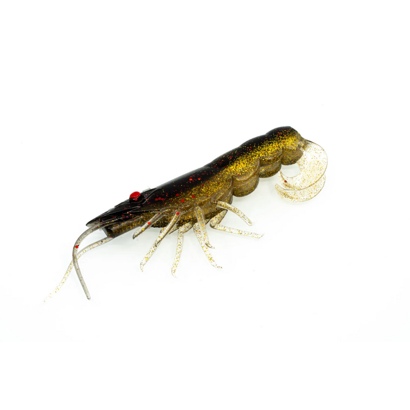 Load image into Gallery viewer, CHASEBAITS CURLY PRAWN [SZ:90MM CLR:03 BLOOD GOLD]
