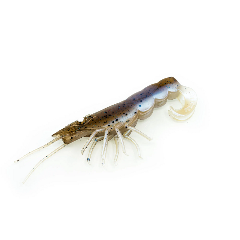 Load image into Gallery viewer, CHASEBAITS CURLY PRAWN [SZ:90MM CLR:05 PEARL PRAWN]
