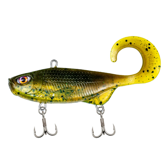 CHASEBAITS CURLY VIBE [SZ:85MM 13G CLR:07 STICKY BISCUIT]
