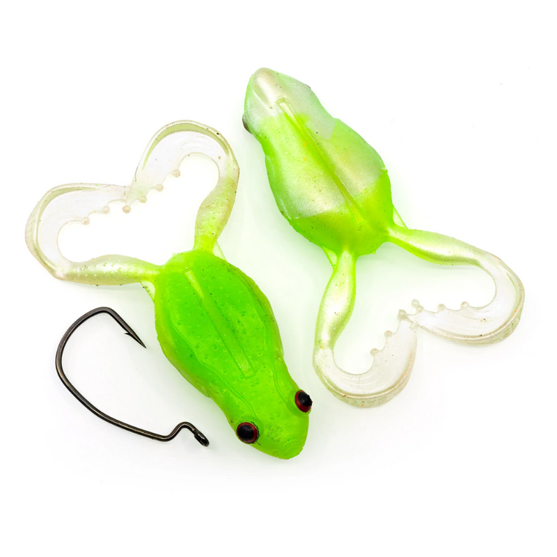 Load image into Gallery viewer, CHASEBAITS FLEXI FROG [SZ:40MM CLR:06 GREEN TREE FROG]
