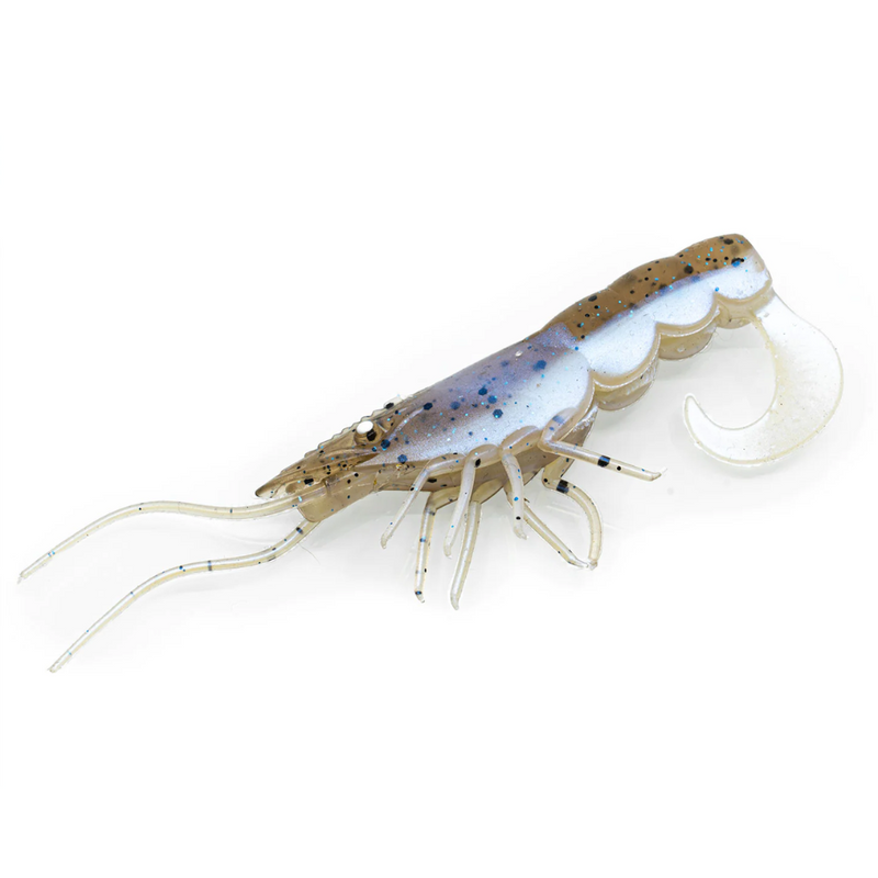 Load image into Gallery viewer, CHASEBAITS CURLY PRAWN [SZ:60MM CLR:05 PEARL PRAWN]
