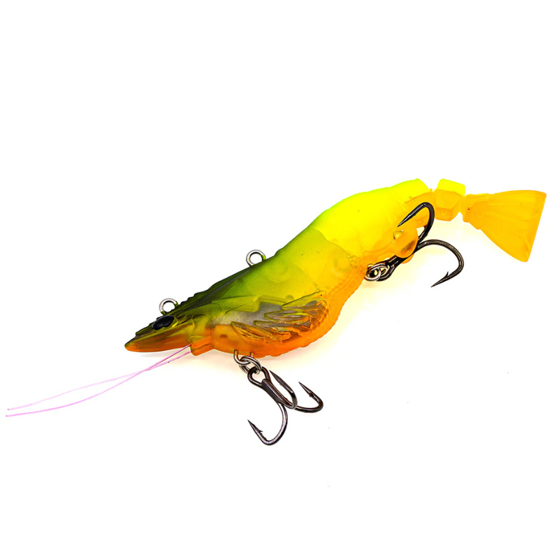 Load image into Gallery viewer, CHASEBAITS ARMOUR PRAWN [SZ:85MM CLR:08 NEON]
