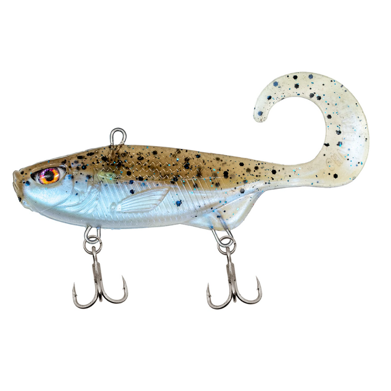 Load image into Gallery viewer, CHASEBAITS CURLY VIBE [SZ:130MM 40G CLR:10 PEARL MINNOW]
