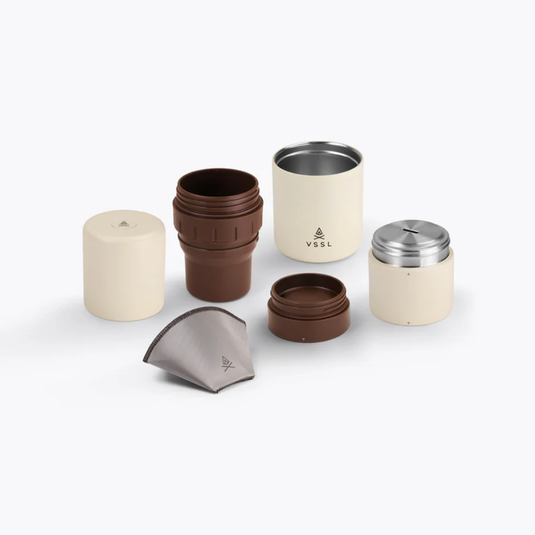 VSSL NEST POUR OVER COFFEE KIT [CLR:CREAM]